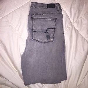 American eagle gray jeggings